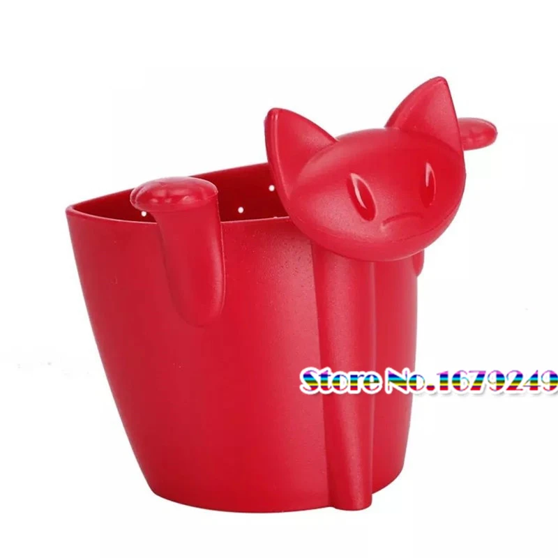 100pcs x Food-grade Silicone Tea Infuser Cute Cat Shape Tea Strainers Herbal Tea Infusers Filters Drop Shipping