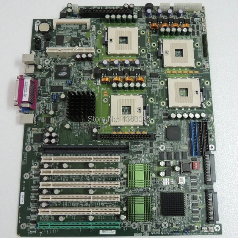 

DHL EMS free shipping P4QH6 Server Motherboard 6*PCI-X with SCSI Tested Working