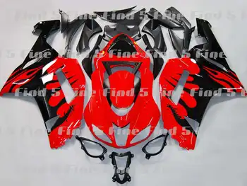 

black flame black for KAWASAKI Ninja ZX-6R 07-08 ZX6R 07 08 ZX6R 636 2007-2008 ZX 6R 2007 2008 ABS fairing kit Y32