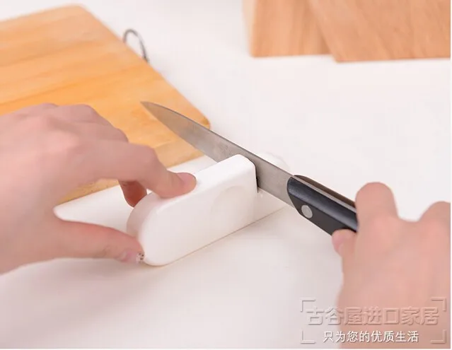 Японский бытовой кухонный нож точилка удобно быстро нож заточка стержней Многофункциональный портативный кухонный нож инструменты