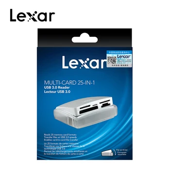 

2019 hot sale Lexar high speed USB3.0 card reader for CF SD TF xd m2 25-in-1 multi-function card reader free shipping