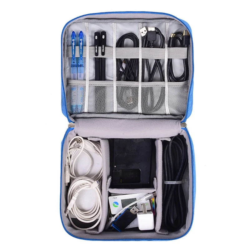 

Travel Organizador Portable Digital Accessories Gadget Devices Organizer USB Cable Charger Tote Case Storage Bag Hot Sale