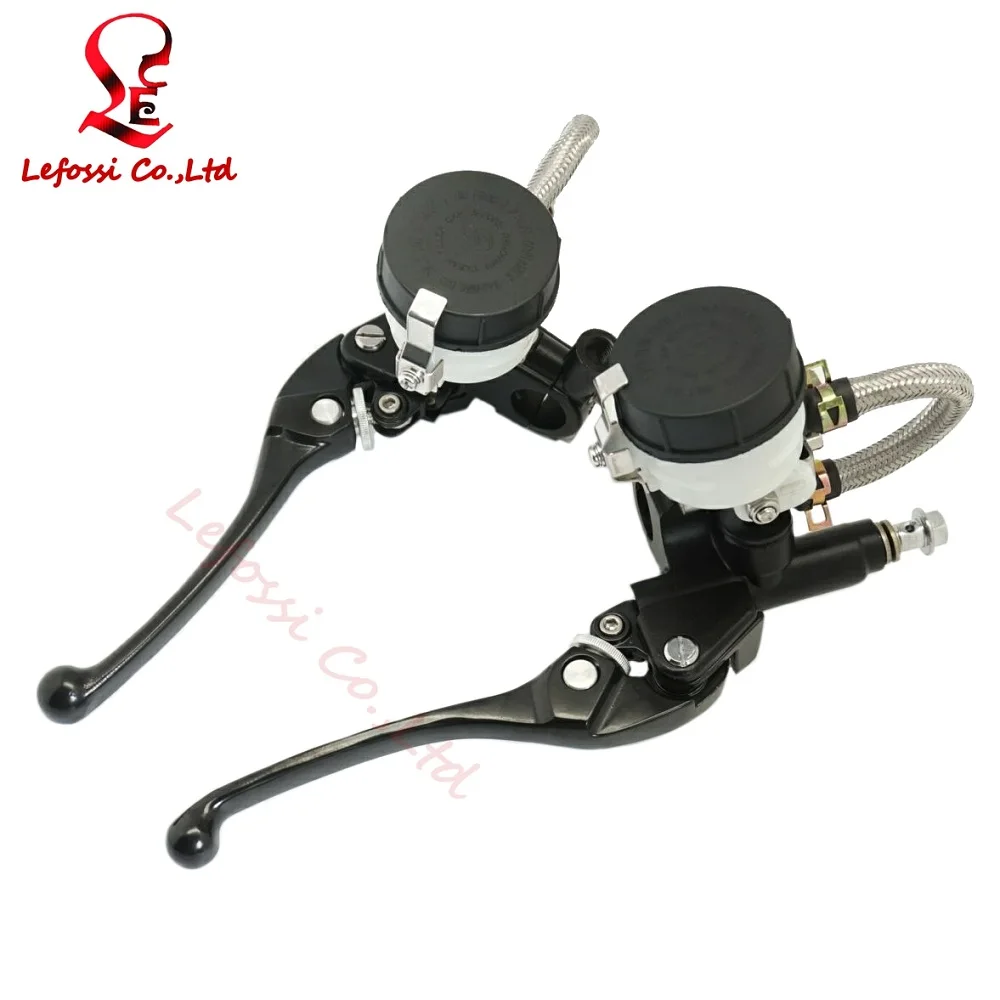 

1 Pair 7/8" 22mm Motorcycle Brake Master Cylinder Black Clutch Lever For Yamaha VMAX 12 VMAX 1200 XJR 1200 XJR 1300 17mm Piston