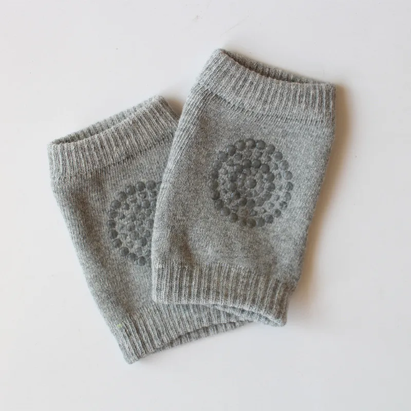Light gray 1 пара, Детские наколенники для ползания, безопасные детские наколенники, Детские гетры до колена, протектор для детей - Цвет: Light gray
