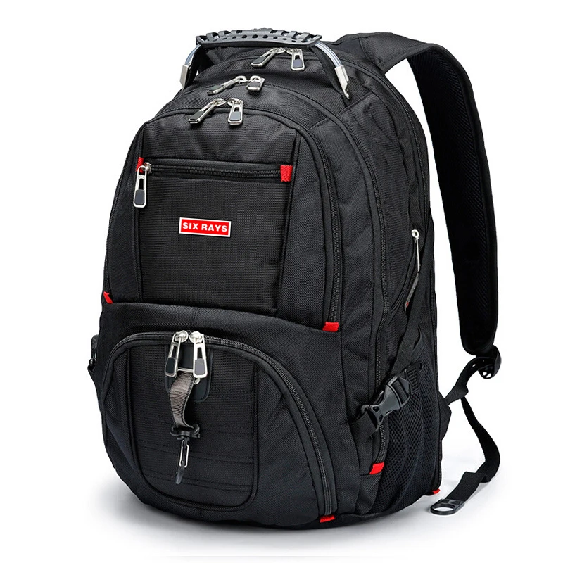 

Brand Laptop 15.6" Backpack External Usb Charge Swiss Computer Backpacks Anti-theft Backpack Waterproof Bags For Men Women