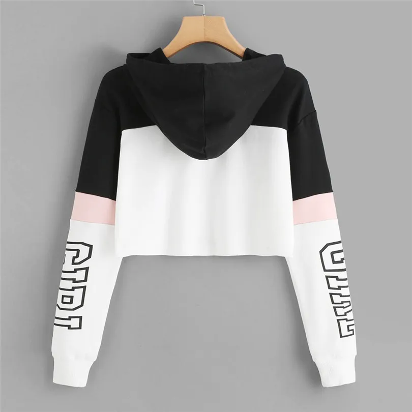 New Fashion Women Printing Long Sleeve Hoodie Sweatshirt Hooded Pullover Casual Daily Tops Blouse #4F01 (7)