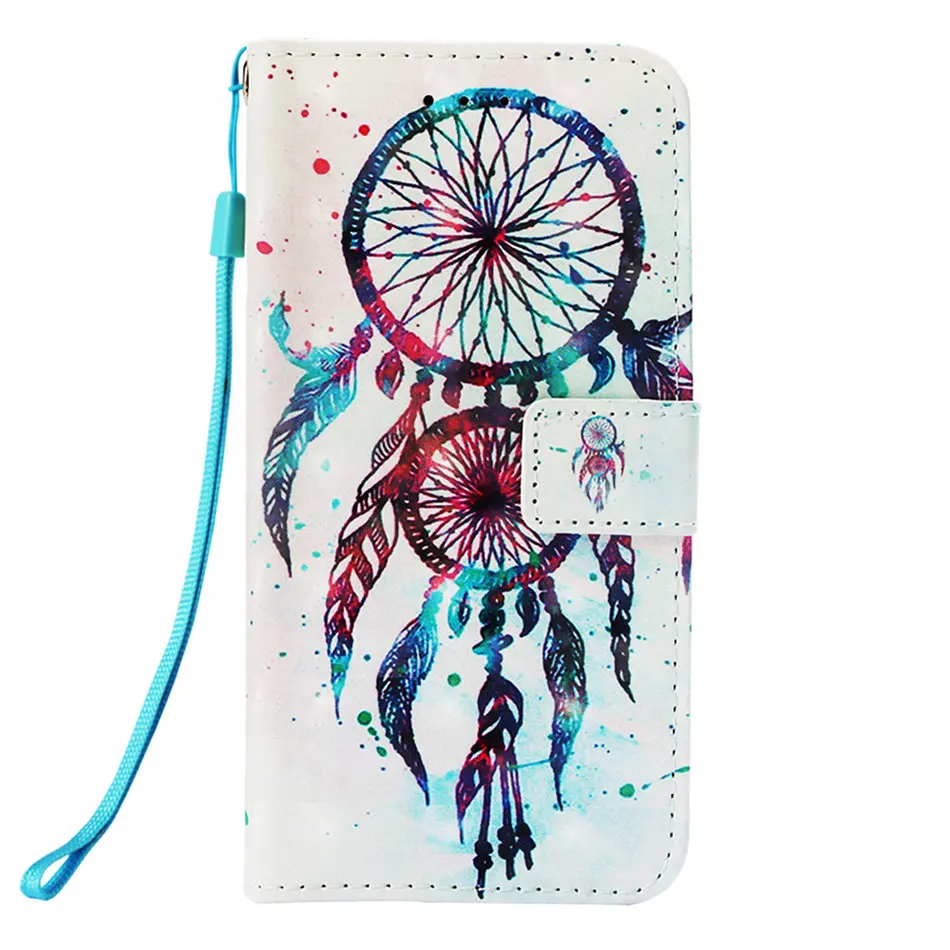 Color Drops Chimes Высококачественный модный флип-чехол для Motorola Moto G6 G5S Plus E4 Z2 Z4 Play C E5 Plus G2, чехол с рисунком пони, Сова, подставка D03Z - Цвет: Color Drops Chimes