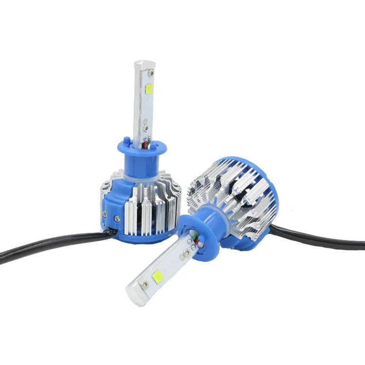 Горячая продажа MBIN T1 turbo H1 Led kit 30W 3000lm 6000k 12 24v автомобильная фара яркая белая