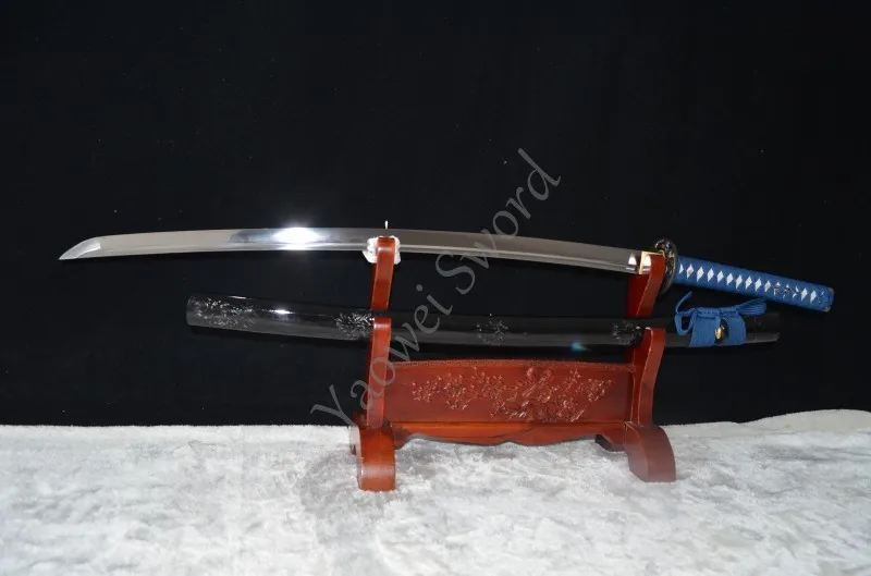 Высокое качество MARU 1060 высокоуглеродистой стали Хамон японский меч самурая Катана может вырезать бамбуковое дерево