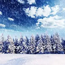 Swirling snow 8’x8′ CP Computer-painted Scenic Photography Background Photo Studio Backdrop ZJZ-066