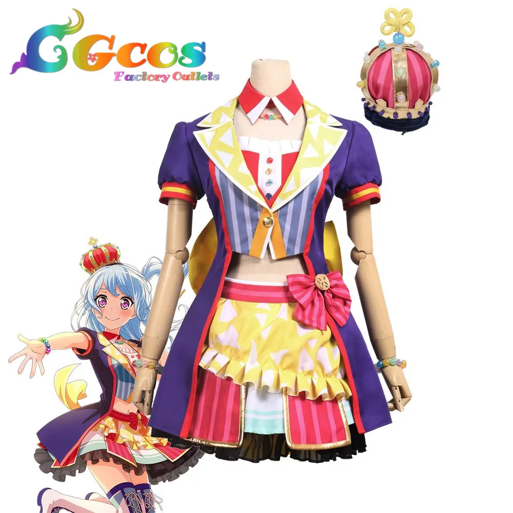 CGCOS Косплей Костюм COS BanG Dream! Hello HappyWorld/2-Е платье в стиле Matsubara Kanon на Хэллоуин и Рождество