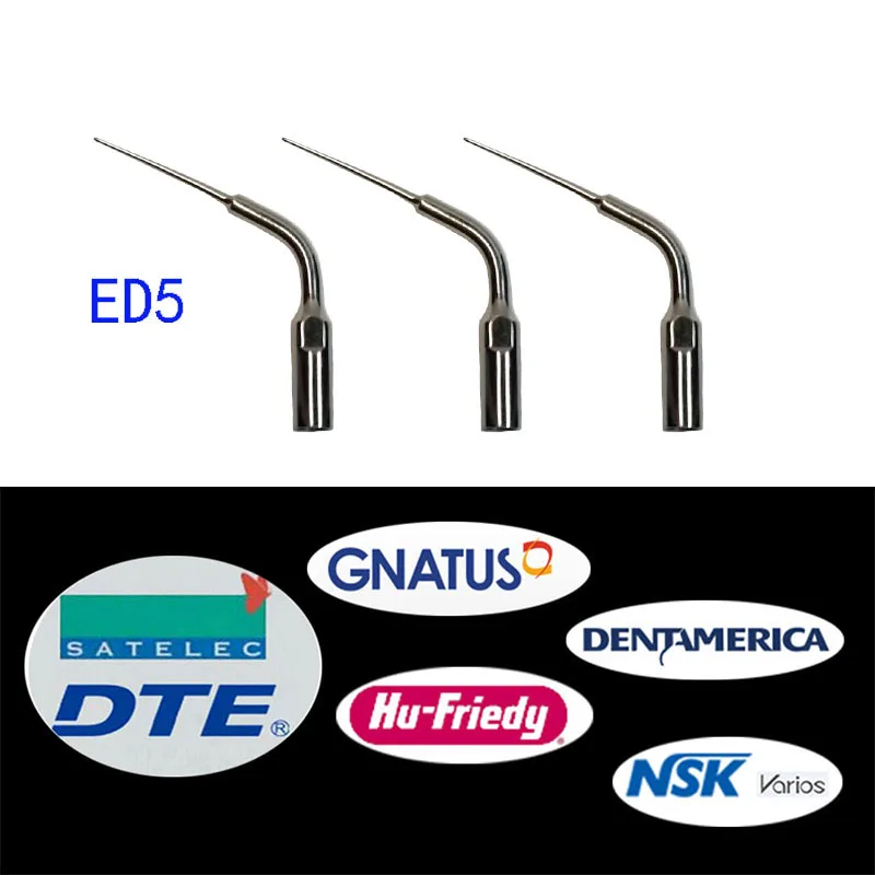 

3 pieces/lot Dental Scaler Endo Tip ED5 for DTE/ Satelec/ NSK/ Gnatus/ Bonart