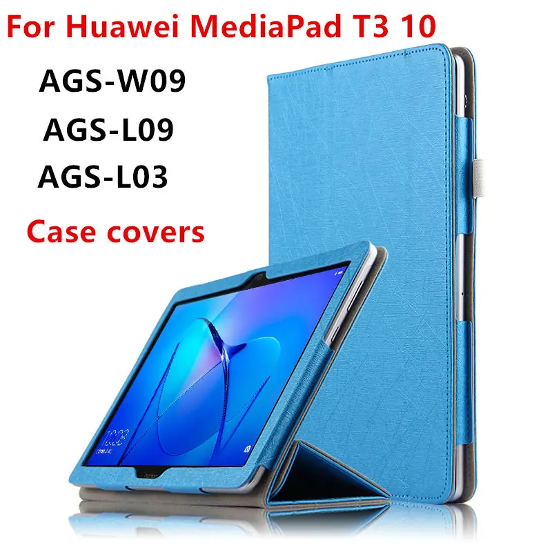 Чехол для huawei MediaPad T3 10 защитный чехол для планшета для huawei t310 ags-w09 l09 l03 чехол 9,6 дюймов PU защитный кожаный чехол s