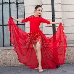 2019 Новые Детские живота Одежда для танцев 3 шт./компл. oriental Танцы наряды для девочек длинная юбка набор платье костюмы