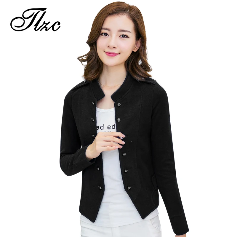 TLZC Women Fashion Blazers Plus Size M 4XL Double Breasted