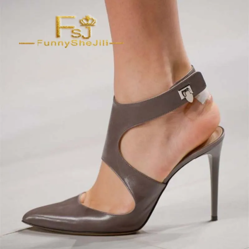 grey slingback heels