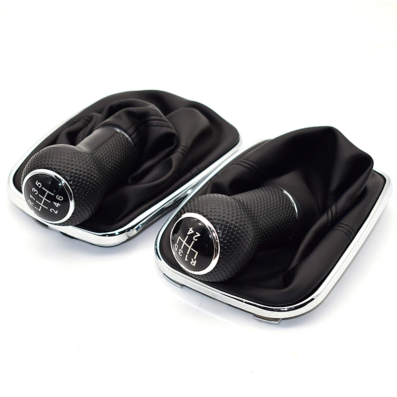 12mm 5 / 6 Speed Car Gear Shift Knob Lever Shifter Gaitor Boot For