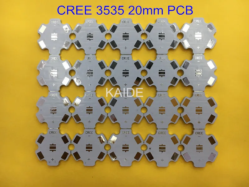 CREE 3535 алюминиевая пластина XTE XPE2 XPG2 XPL светодиодный PCB dia16mm20 мм фонарик печатная