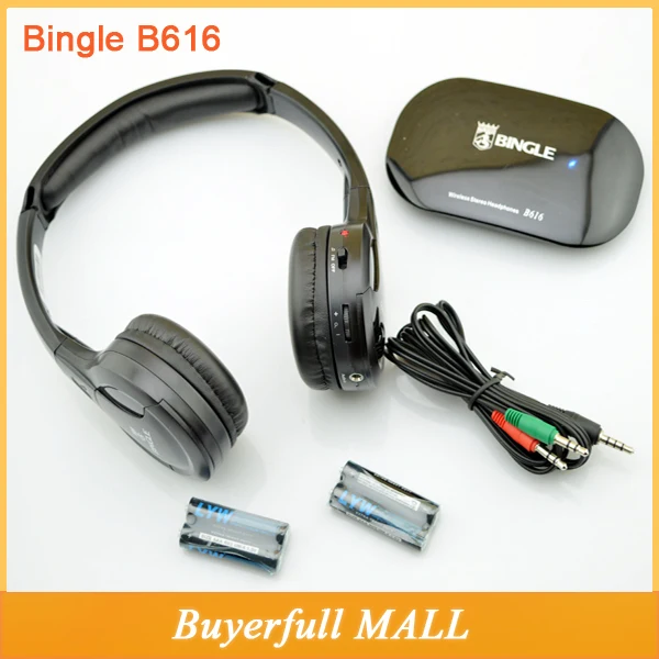 Bingle B616 Wireless headphone Computer tv earphone Multifunction Headset with FM Radio for PC TV Audio+retail package | Электроника