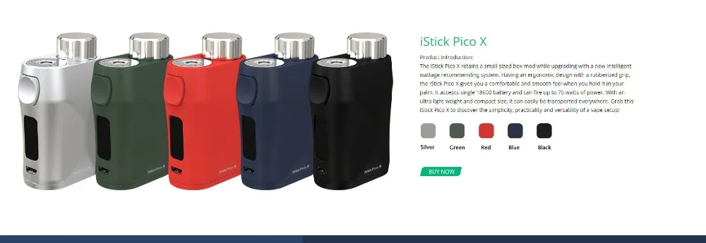 Original Eleaf iStick Pico X 75W VW Pico X Box MOD Vape Electronic Cigarette Vaporizer Support MELO 4 Tank RTA RDA VS Pico Vaper 01 (12)