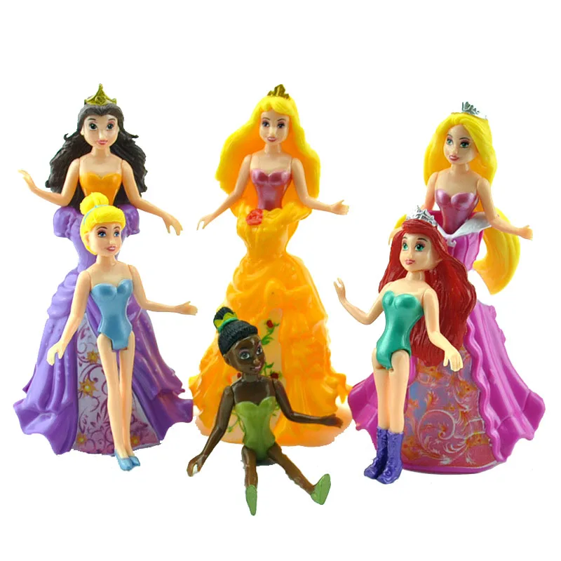6pcs-set-Dream-world-princess-Cinderella-princess-hair-belle-Toy-Action-Figures-Toys-Soft-Plastic-Dress (2)