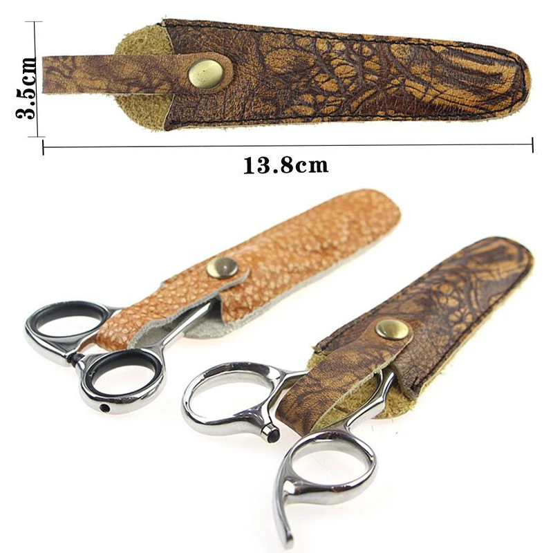 10 pcs professional hot hair scissors sheath leather case barber packet scissor cover shears Holster hairdressing scissors bag