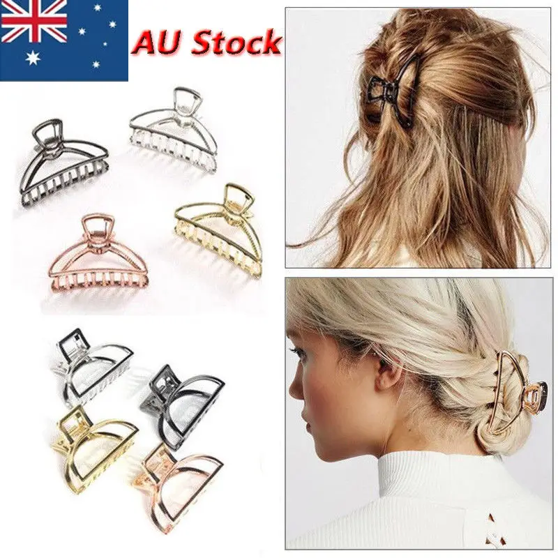 

Ladies Women Elegant Butterfly Hair Clip Rhinestone Hairpin Claw Clamp Headwear