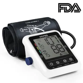 

Electronic Sphygmomanometer Digital Upper Arm Blood Pressure Monitor Tester Pulse Measurement Tool Portable LCD Display