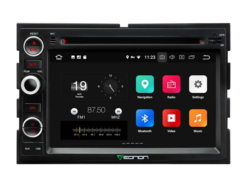 Discount 7" Octa-Core Android 8.0 Oreo OS Car DVD Multimedia Navigation GPS Radio for Ford F-150 2005-2008 with Full Video Output Support 3