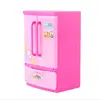 fashion mini accessories fridge for barbie doll dream house Furniture kitchen Refrigerator Play Set 1/6 bjd Doll accessories ► Photo 3/5