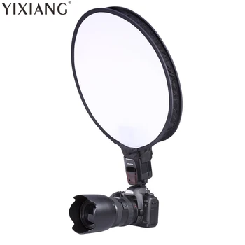 

YIXIANG 31cm Portable Mini Round Studio Softbox Photography Flash Diffuser Softbox for Canon Nikon Sony Yongnuo Speedlite