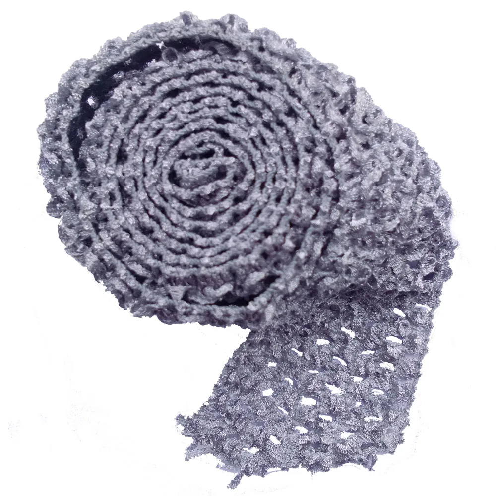 Crochet tutu bands Elastic Stretchy Waistband Headband Hairband 2.75" 1 meter per Lot