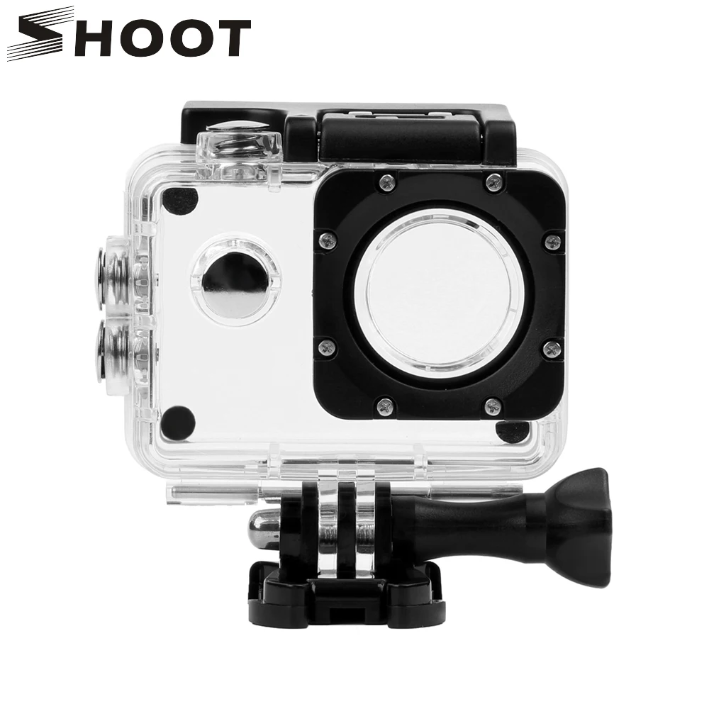 

SHOOT for Sjcam Accessories Underwater Waterproof Case for Sjcam Sj4000 Sj7000 Action Camera Housing Case for Sjcam Accessories