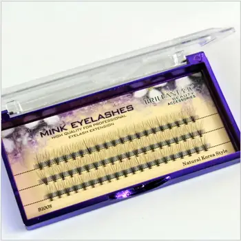 

Individual Top nano-grafted false eyelashes Natural Long Mink False Eyelashes Extension Makeup Eye Lashes 6/8/10/12mm
