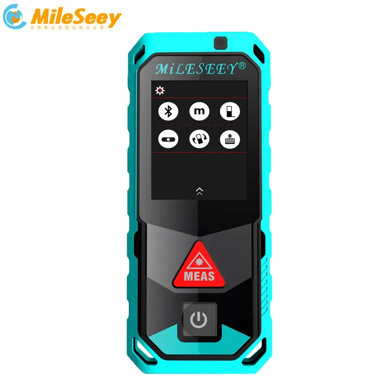

Mileseey T7 40M 60M 100M Bluetooth Laser Rangefinder with Rotary Touch Screen Rechargerable construction Laser distance meter