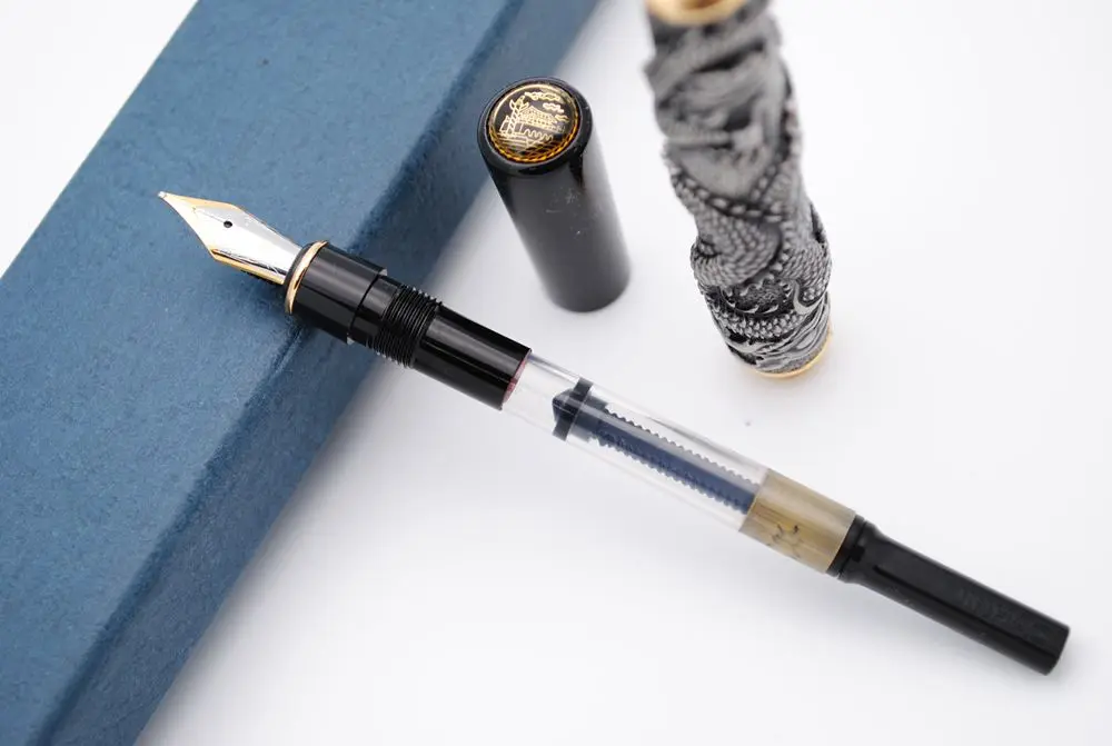 JINHAO Китайский дракон Роскошная авторучка M Nib