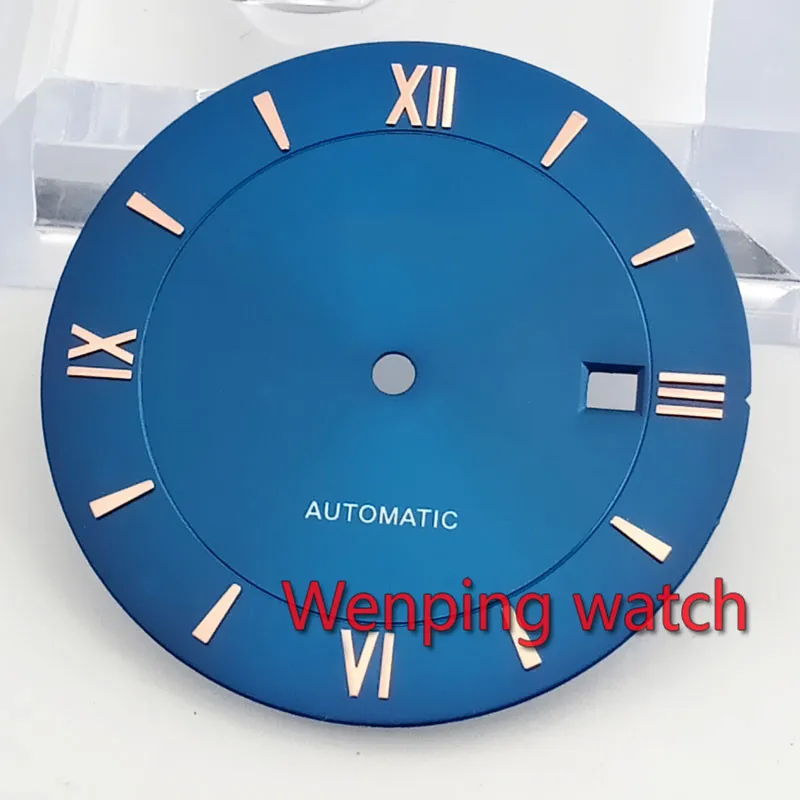 33 мм Goutent стерильные часы циферблат+ стрелки часов подходят Mingzhu 2813/3804, механизм Miyota 8205/8215 P885 - Цвет: N8