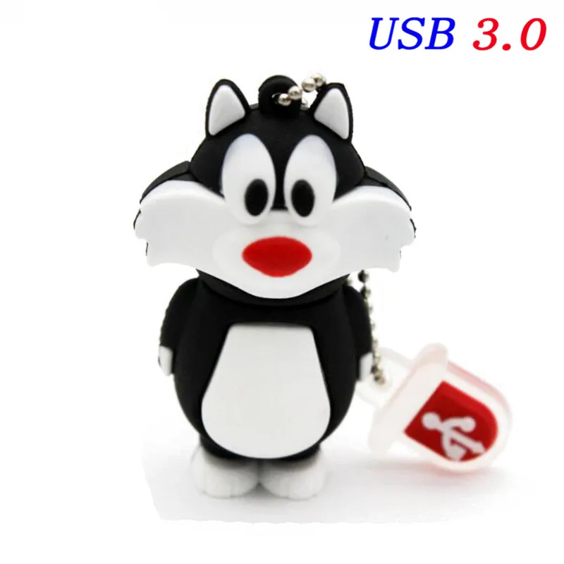 JASTER USB 3,0 емкость милый жук Банни Флешка мультфильм кролик карта памяти Животные ручка-накопитель 4 ГБ 8 ГБ 16 ГБ 32 ГБ 64 ГБ подарок - Цвет: D