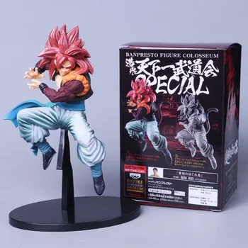 

Huong Anime Figure 22CM Dragon Ball GT Scultures BIG 7 SPECIAL Super Saiyan 4 Gogeta PVC Figure Collectible Toy Model Gift