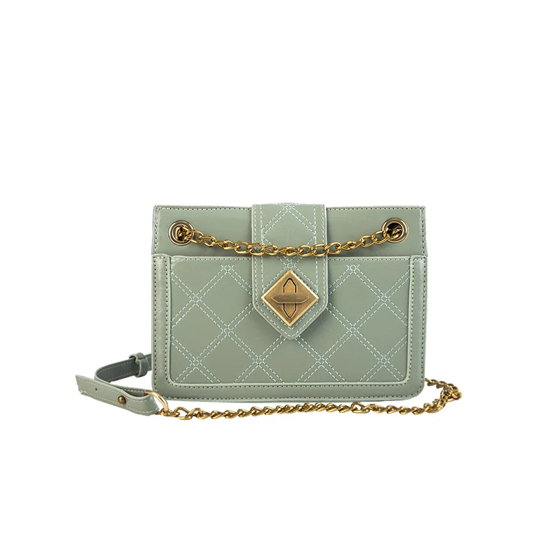 

Fashion Women Messenger Bags Woman Bag Brands Women Plaid casual shoulder bag flap small metal chains Crossbody travel Bag sac