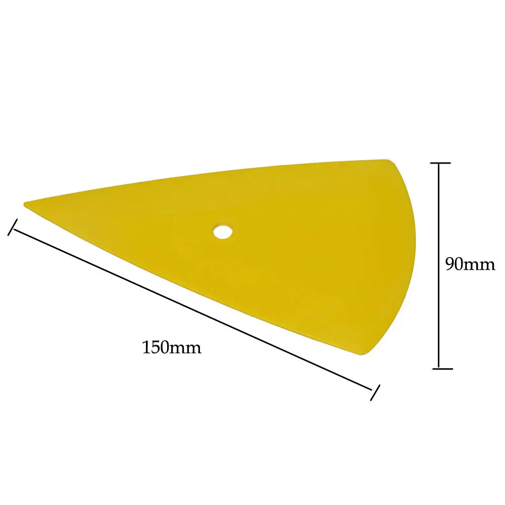 EHDIS 2 шт. желтая острая головка Ракель виниловая оберточная пленка инструменты оконная мойка для воды Автомобильная обертка ping очищающий скребок мульти инструменты 2A29