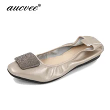 34-43) Женская обувь балетки из натуральной кожи на плоской подошве без застежки женские нескользящие туфли на плоской подошве женская обувь Лоферы большой размер