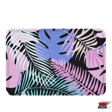 [MIAOJI] пышные листья, цветок, жизненный, яркий цвет, мягкие ножки, пылезащитный коврик, коврик для ванной влагопоглощающий коврик, нескользящий