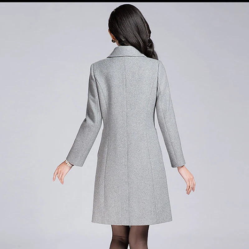 high quality Women Woolen Coat And Coats Elegant Warm Winter Jackets 2018 Spring Outwear Plus Size Women Wool Coat Jacket LU280 high quality Women Woolen Coat And Coats Elegant Warm Winter Jackets 2018 Spring Outwear Plus Size Women Wool Coat Jacket LU280