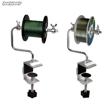 Aluminum Alloy Fishing Line Winder Stable Fishing Line Spool Spooler System Tackle Pesca Suction Cup Fishing Accessories angryfish portable aluminum fishing line winder reel spool spooler system tackle tool suction cup sea carp fishing tools