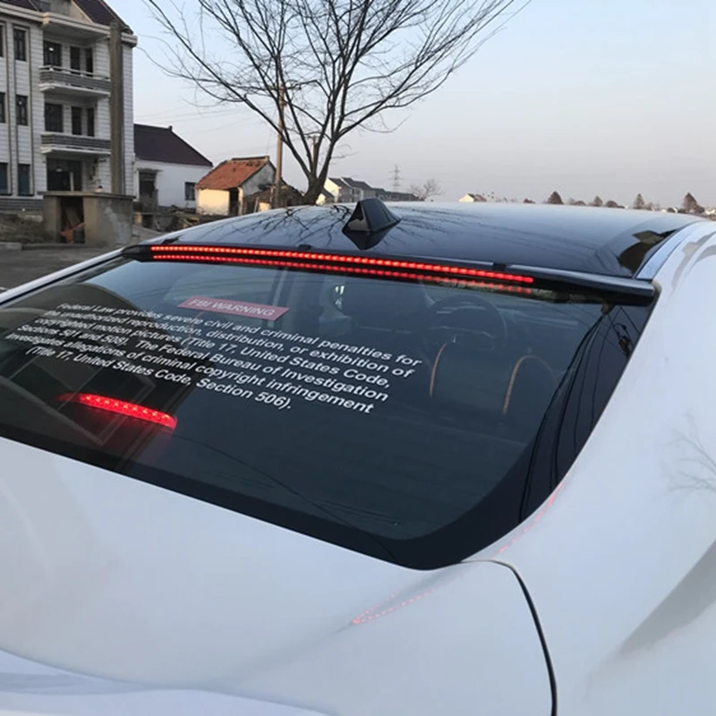 Спойлер 10th 2016 2017 для Honda Civic Стайлинг автомобиля из АБС пластика черный задний