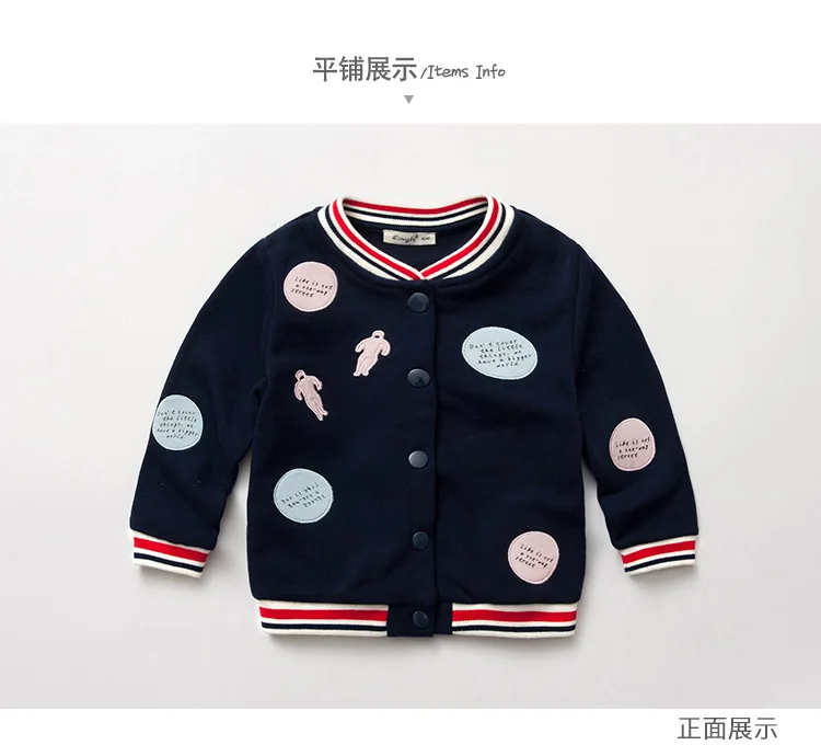 Spring Autumn Children Coat Letter Pattern Student Baseball Wear Boys Sweatshirt Girls Hoodies Casual Kid's Jacket Outerwear (14)