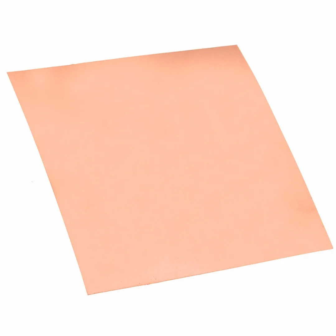 Newest 10*10cm 99.9% Pure Copper Cu Metal Sheet Foil Copper Plate 0.2mm Thickness