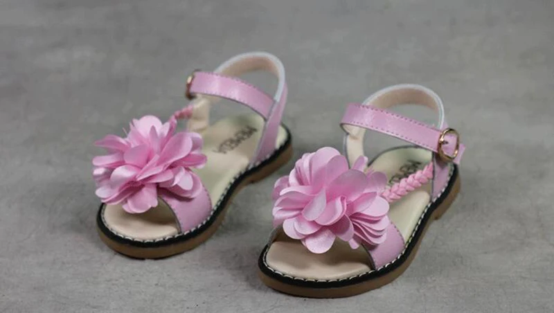 Сезон весна-лето Новое Детское fashionflowers принцессы для маленьких детей Открытый Носок Сандалии прилив shipping1