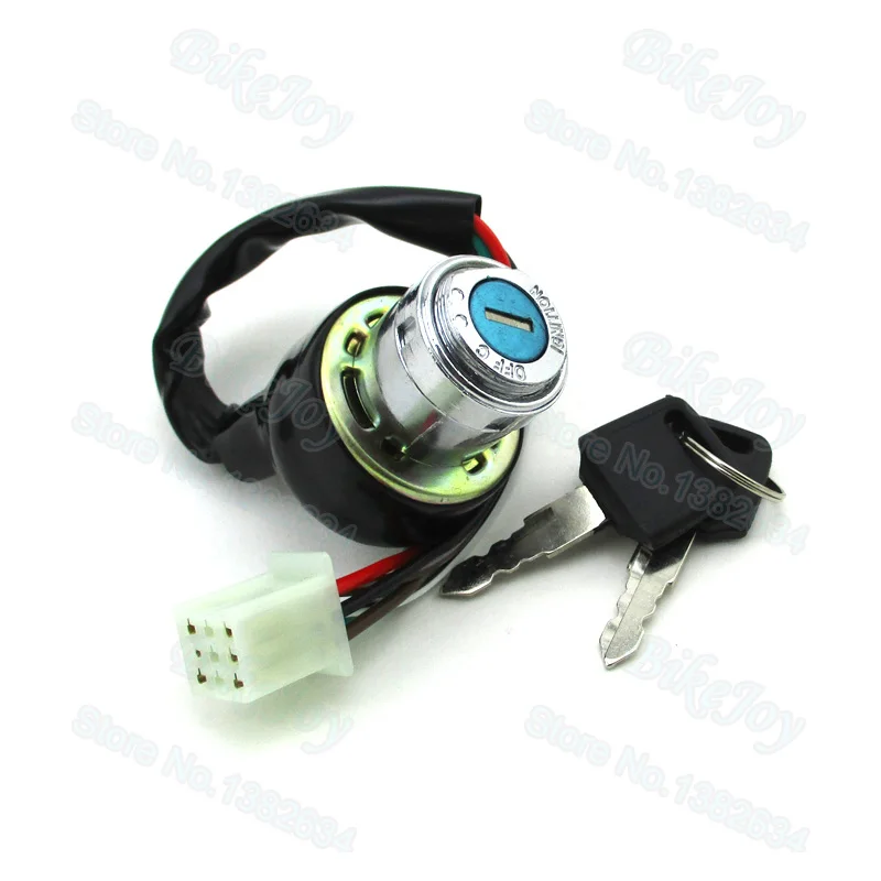 

6 Pin Wire On Lock Off Ignition Key Switch For Kazuma Meerkat 50 50cc ATV Quad